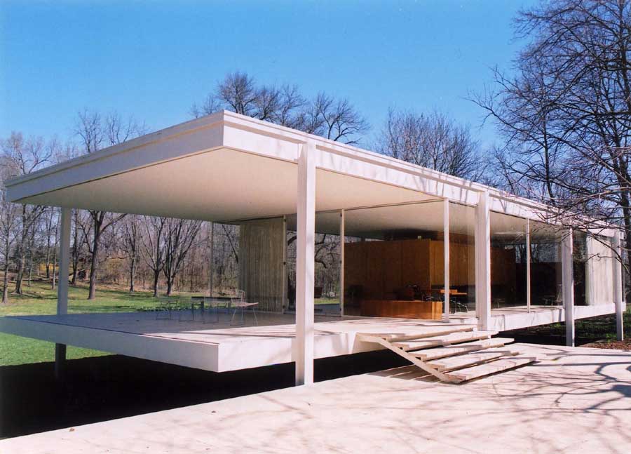 Ludwig Mies van der Rohe : villa Farnsworth 