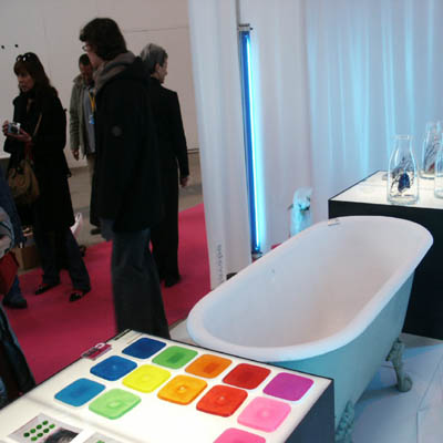 stand Lavabo  Saint-Etienne, savons-ventouse de Marine Peyre